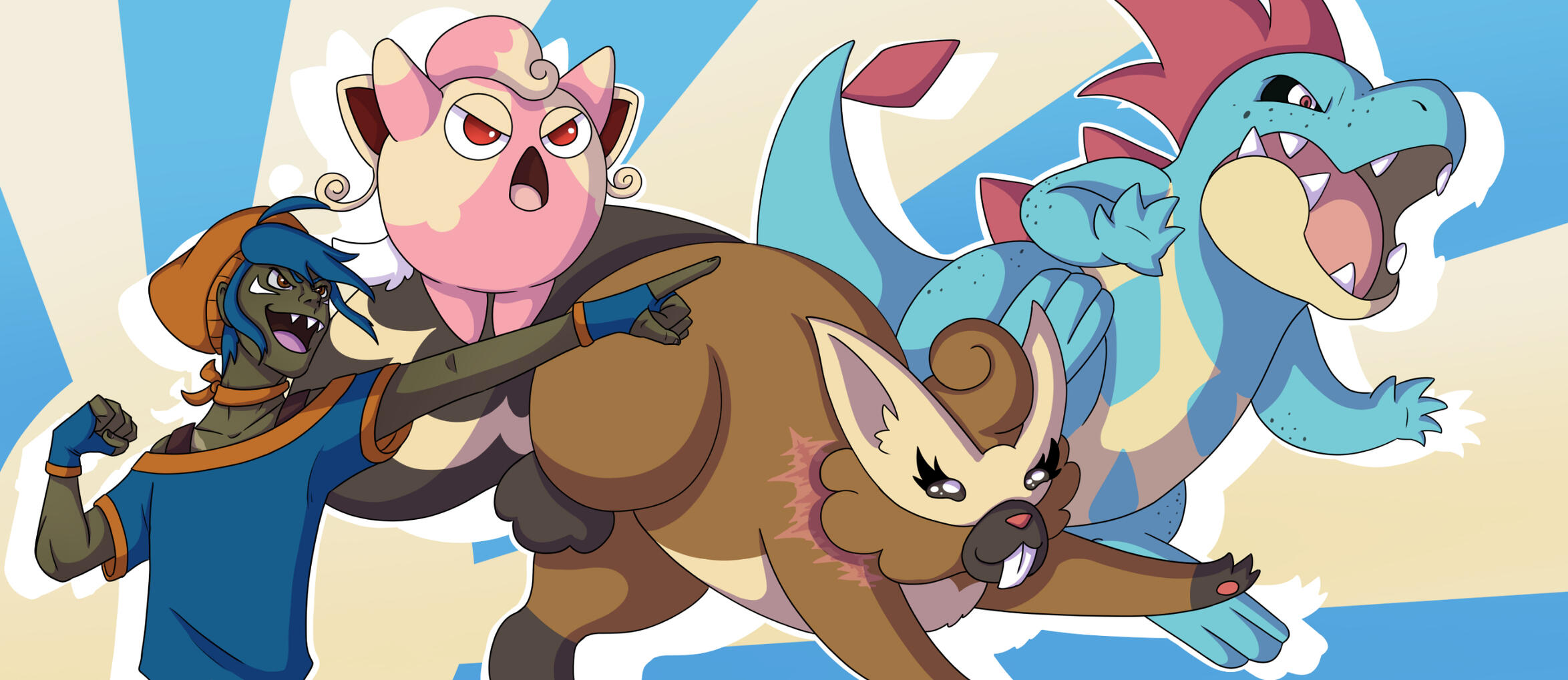 Nym Attack! (bday gift) by DrawnByKim