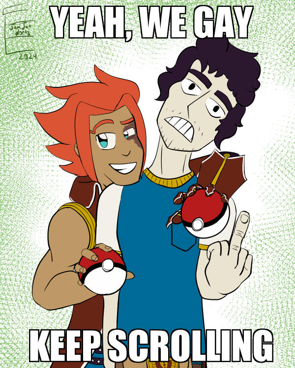 Sujin &amp; Jay - Keep Scrolling by JamJarWorks, Artfight 2024